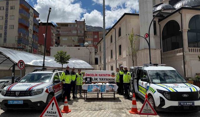Sason'da 'Trafik Haftası' etkinlikleri