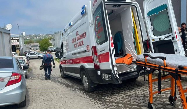 Sinop'ta yük asansörü koptu: 2 yaralı