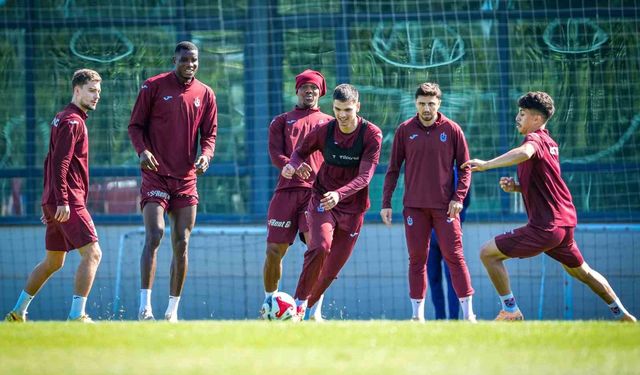 Trabzonspor'da Beşiktaş maçı hazırlıkları sürüyor