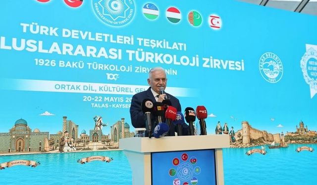 Yıldırım'dan 'yeni Türk dünyası alfabesi' açıklaması