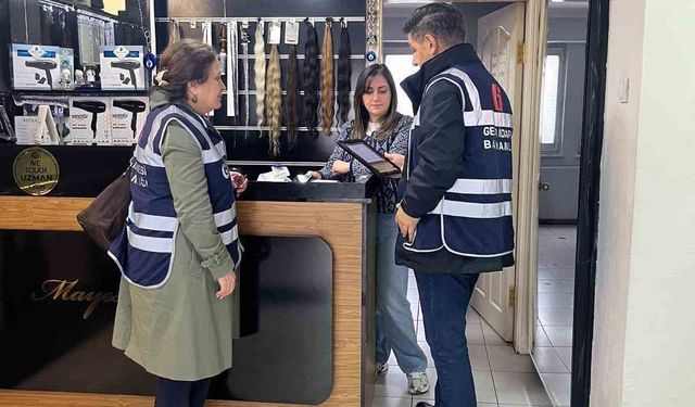 Zonguldak'ta kuaför ve güzellik salonları denetlendi