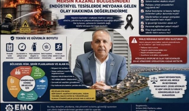 Kazanlı’daki Tank Patlaması Sonrası Seyfettin Atar’dan Kritik Uyarılar