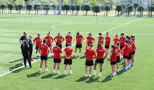 Kadın A Milli Takımı, Malta yolculuğu öncesi taktik çalıştı