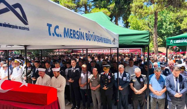 Mersinli şehit Kenan Şahin son yolculuğuna uğurlandı