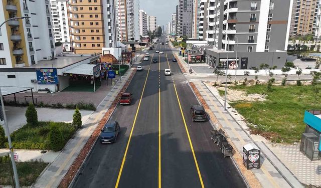 Mezitli'de ulaşımı rahatlatacak çalışma tamamlandı