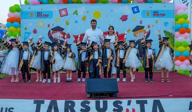 Tarsus Belediyesi kreşlerinde mezuniyet coşkusu