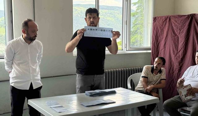 Tokat'ta 4 beldede oy sayımı başladı