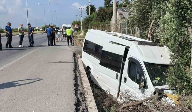 Yolcu minibüsünde dehşet anları kamerada: Kaçırdığı minibüsle kaza yapıp öldü