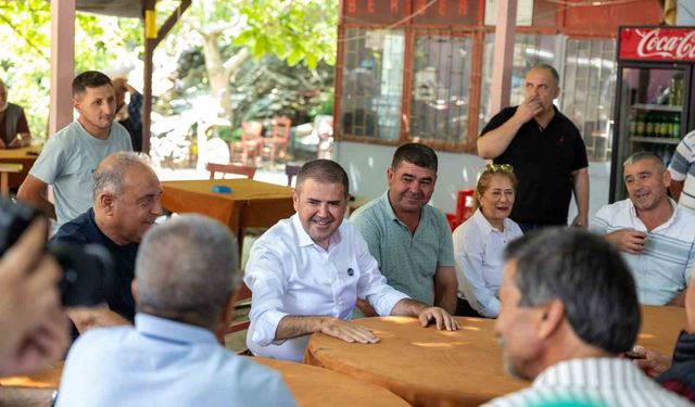 Mezitli'de kırsal mahallelere hizmet mesaisi