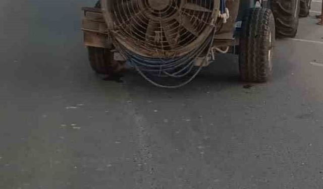 Traktörden düşen kadın hayatını kaybetti