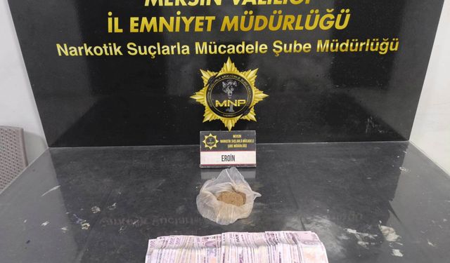 Mersin'de zula eve narkotik baskını: 190 gram eroin ele geçirildi
