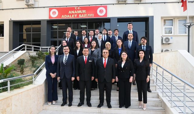 HSK 2. Daire Üyesi Arslan, Anamur'da yargı mensuplarıyla bir araya geldi