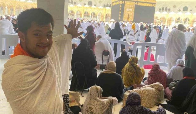 Kabe hasreti dualarla gerçeğe dönüştü