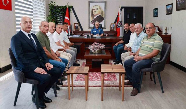 Mersin Emniyet Müdüründen emekli polislere veda