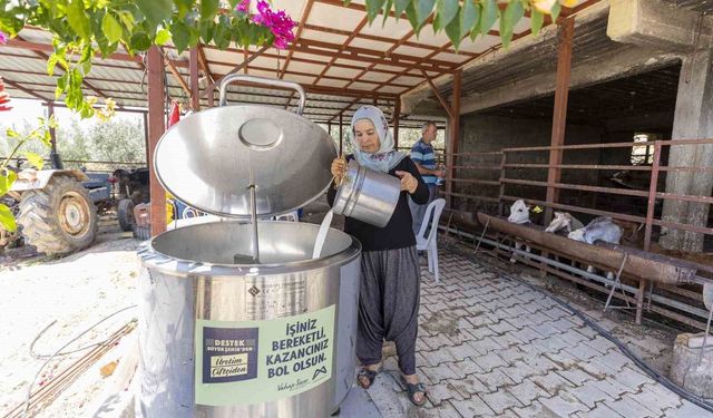 Mersin'de üreticiye yüzde 50 hibeli süt soğutma tankı desteği