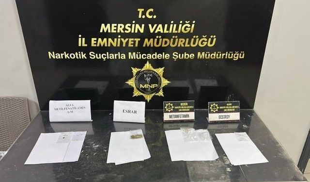 Mersin'de uyuşturucu operasyonu: 3 tutuklama