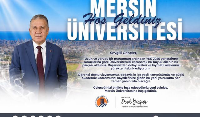 Rektör Yaşar , '' Geleceğinizi Birlikte İnşa Edeceğiz ''