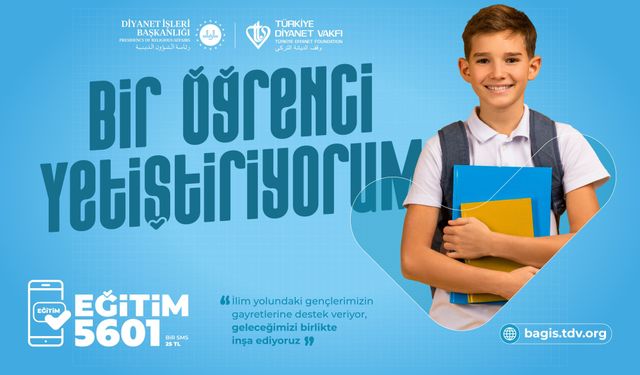 TDV'den “Bir Öğrenci Yetiştiriyorum” Seferberliği