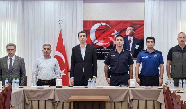 Bozyazı'da okul güvenlik tedbirleri değerlendirildi