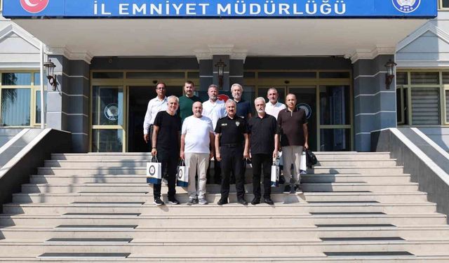 Emniyet Müdürü Aktaş, yaş haddinden emekli olan meslektaşlarıyla buluştu