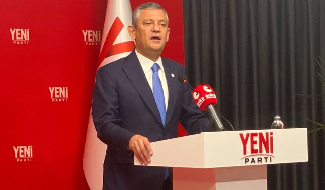 Yeni Parti Genel Başkanı Özel: " ...Görevi bırakacağım !"