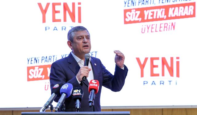 Yeni Parti Genel Başkanı Özel: '' Hep Birlikte İktidara Yürüyeceğiz ''