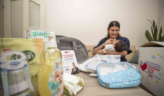 Mersin'de 18 bin aileye 'Hoş Geldin Bebek' desteği