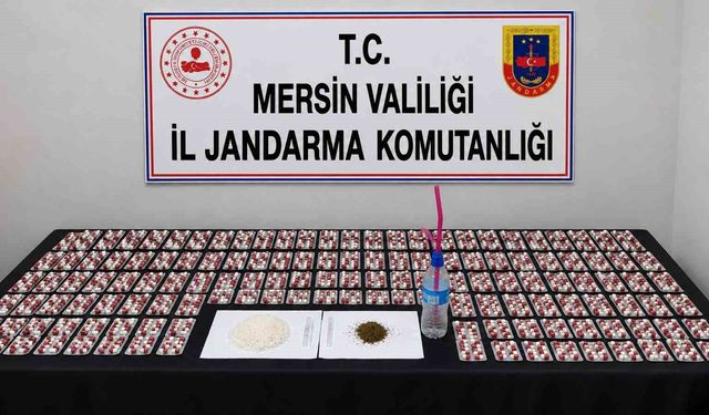Mersin'de uyuşturucu operasyonunda 2 şüpheli tutuklandı
