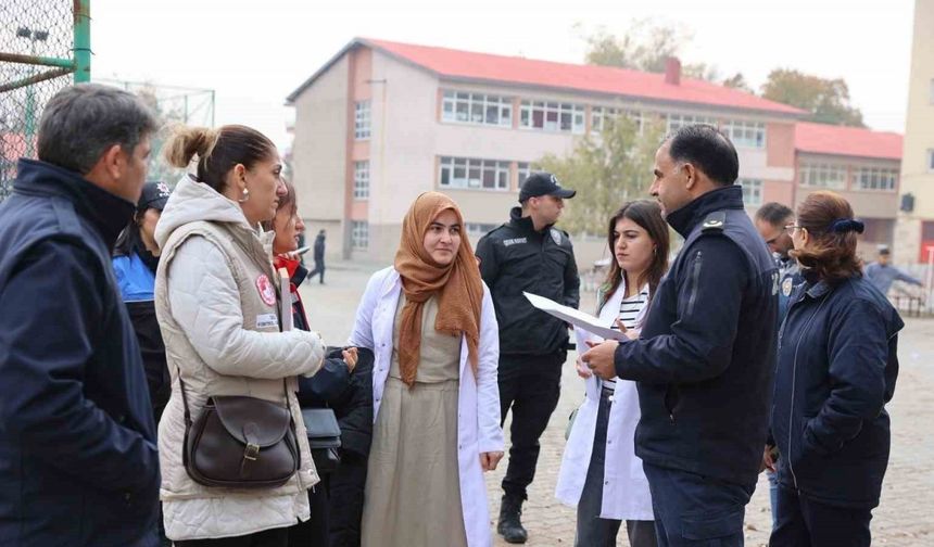 Iğdır’da okul çevresindeki işletmeler denetlendi