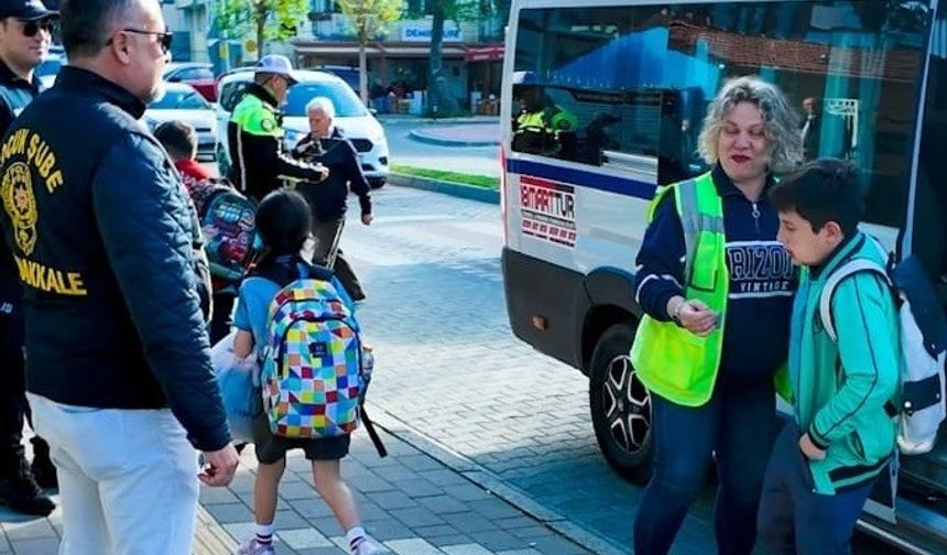 Çanakkale Emniyeti’nden okul çevrelerinde güvenlik seferberliği