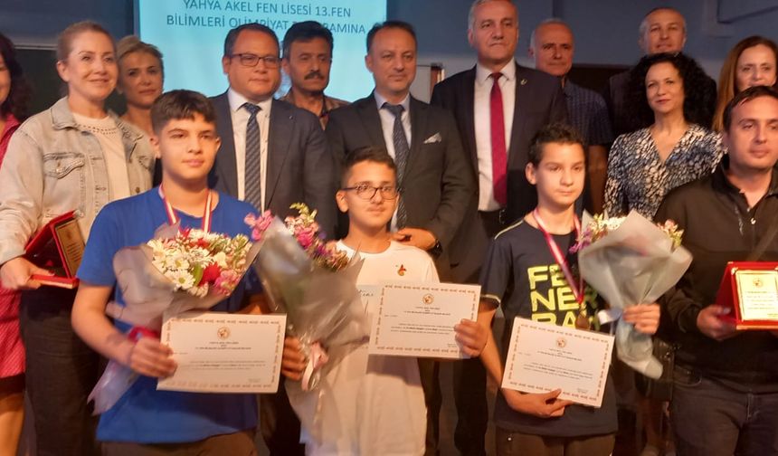 Yahya Akel Fen Lisesinde Ödül Heyecanı
