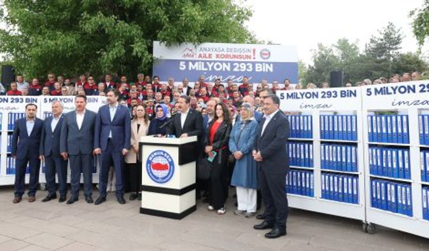 Memur-Sen’den ‘Anayasa Değişsin Aile Korunsun’ imza kampanyası