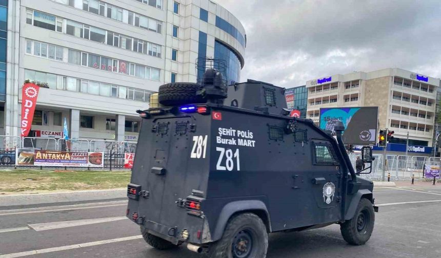 1 Mayıs kutlamaları öncesi Kadıköy’de yoğun güvenlik önlemi