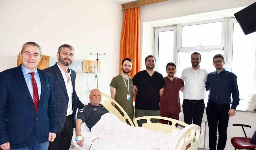 69 Yaşındaki hasta şifayı Düzce Üniversitesi Hastanesinde buldu