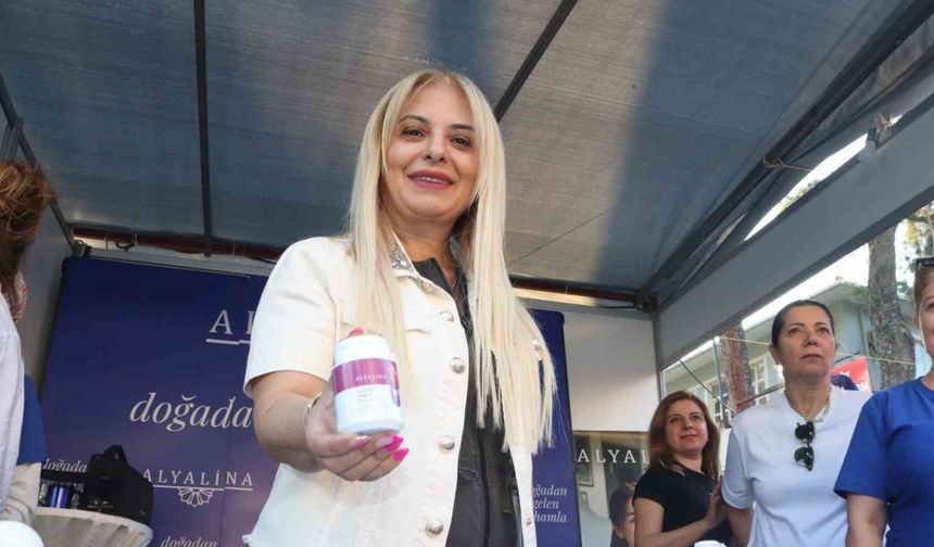Alyalina Kozmetik, Bayındır Çiçek Festivali’nde doğal ürünleriyle dikkat çekti