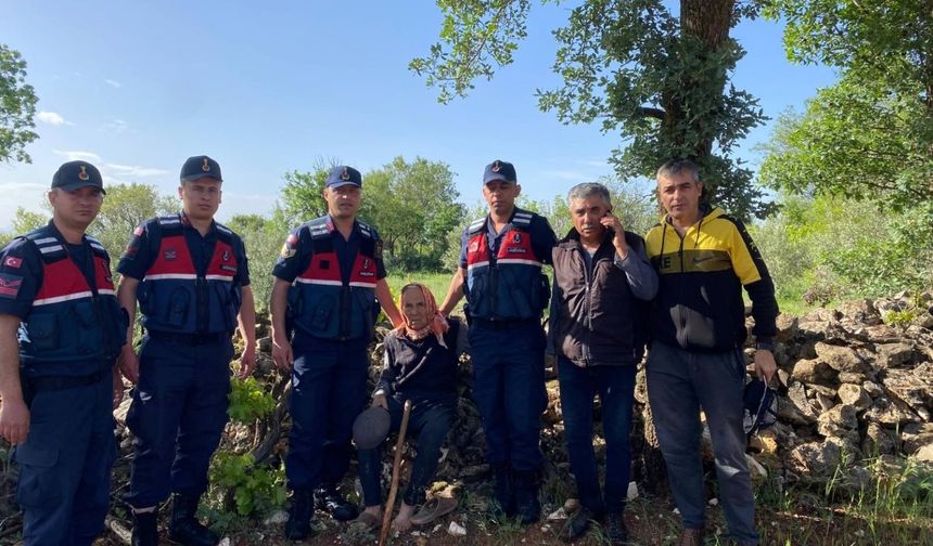 Alzheimer hastası kayıp şahsı jandarma buldu