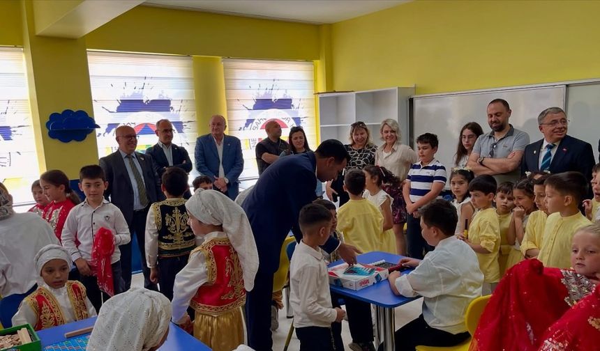 Atatürk İlkokulu’na Zeka Oyunları Sınıfı kazandırıldı