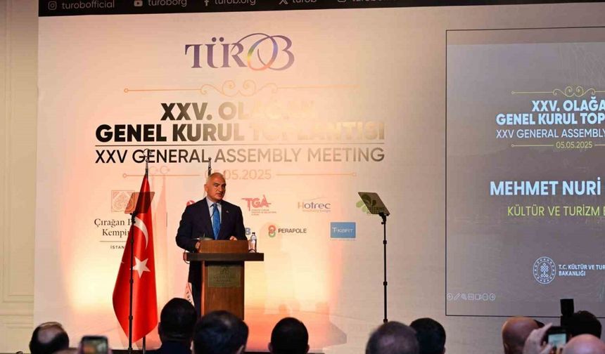 Bakan Ersoy: ‘‘Temel amacımız, turizmi 81 ile ve yılın 12 ayına yaymak’’
