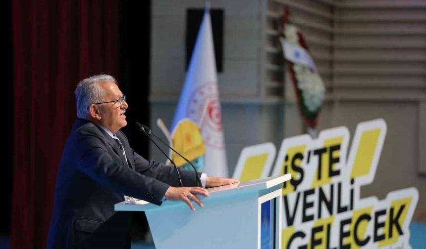 Başkan Büyükkılıç, Bakan Işıkhan ile İş Sağlığı Ve Güvenliği Fuarı Açılış Töreni’ne katıldı