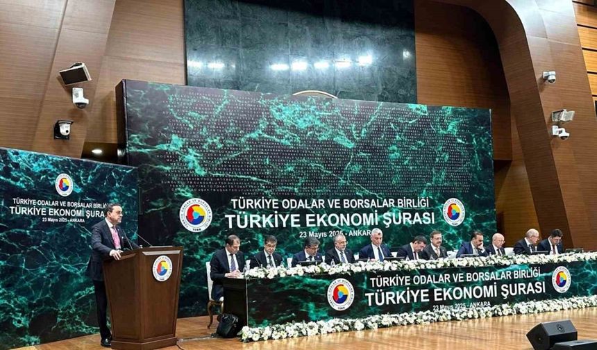 Başkan Kasapoğlu, ekonomi şurasında konuştu; "Sanayici direniyor, destek şart"