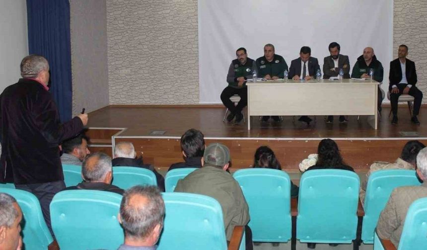 Bayburt’ta çiftçilerin talepleri toplantıda dinlendi