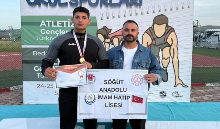 Bilecikli sporcu Türkiye şampiyonu oldu