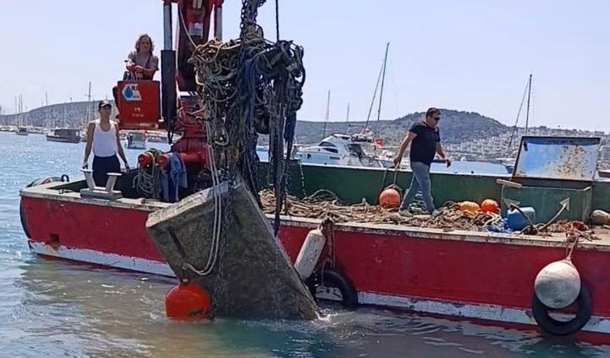 Bodrum’da tonoz temizliği sürüyor