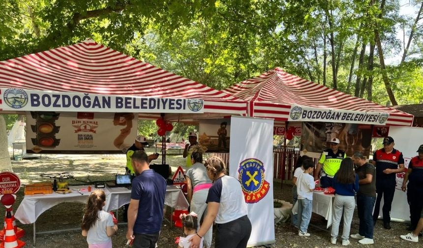 Bozdoğan’da Trafik Haftası renkli kutlandı