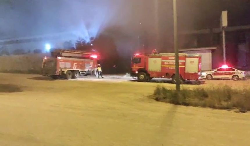 Bursa’da fabrika yangını