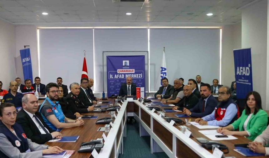 Çanakkale’de deprem tatbikatı: 8 noktada 9 farklı çalışma yapıldı