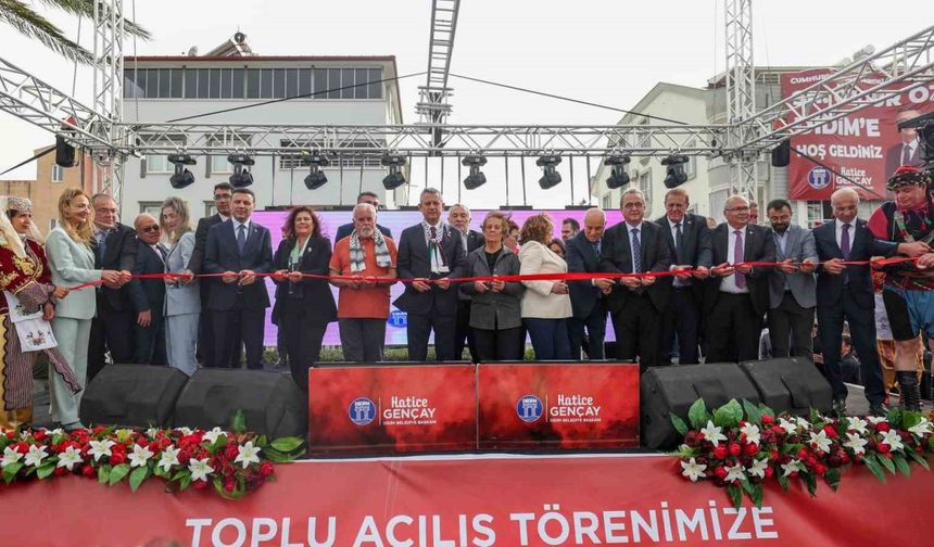 CHP Genel Başkanı Özel, Didim’de toplu açılış törenine katıldı