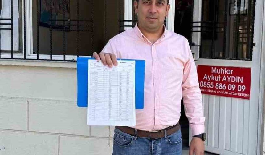 Çine’de seçim var, Sarıoğlu Mahallesi muhtarını seçecek