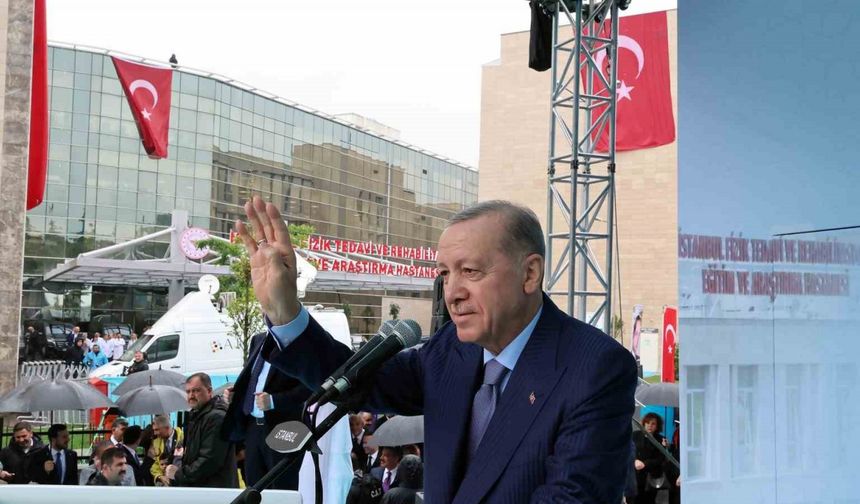 Cumhurbaşkanı Erdoğan "Göktepe 3 kuyusunda 75 milyar metreküplük yeni doğalgaz keşfi yaptık"