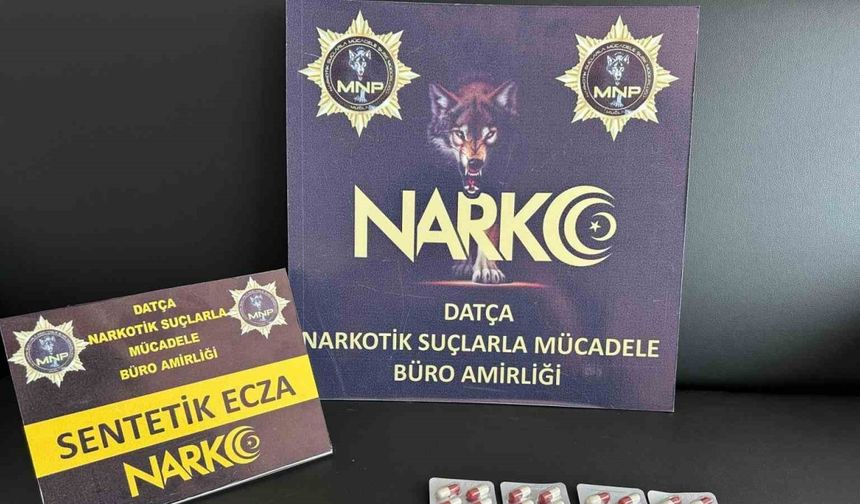 Datça’da uyuşturucu hap ele geçirildi